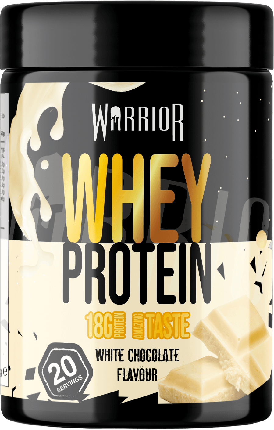 Warrior Whey Protein Powder – 500g | High Protein Shake for Muscle, Recovery & Lean Gains UK