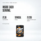 Warrior Cyclic Dextrin Powder, Orange Onslaught: macro callout