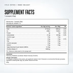 Warrior Cyclic Dextrin Powder, Orange Onslaught: supplement facts