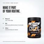 Warrior Cyclic Dextrin Powder, Orange Onslaught: when to take
