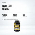 Warrior Vitamin D3 – 4000 IU (60 Capsules): macro callout