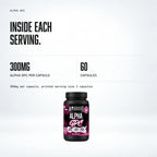 Warrior Alpha GPC 600mg – 60 Capsules: macro callout