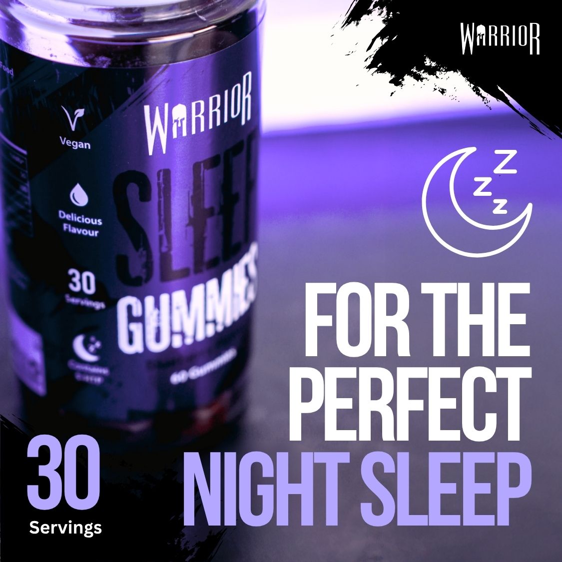 Warrior Sleep Supplement Gummies - 60 Gummies
