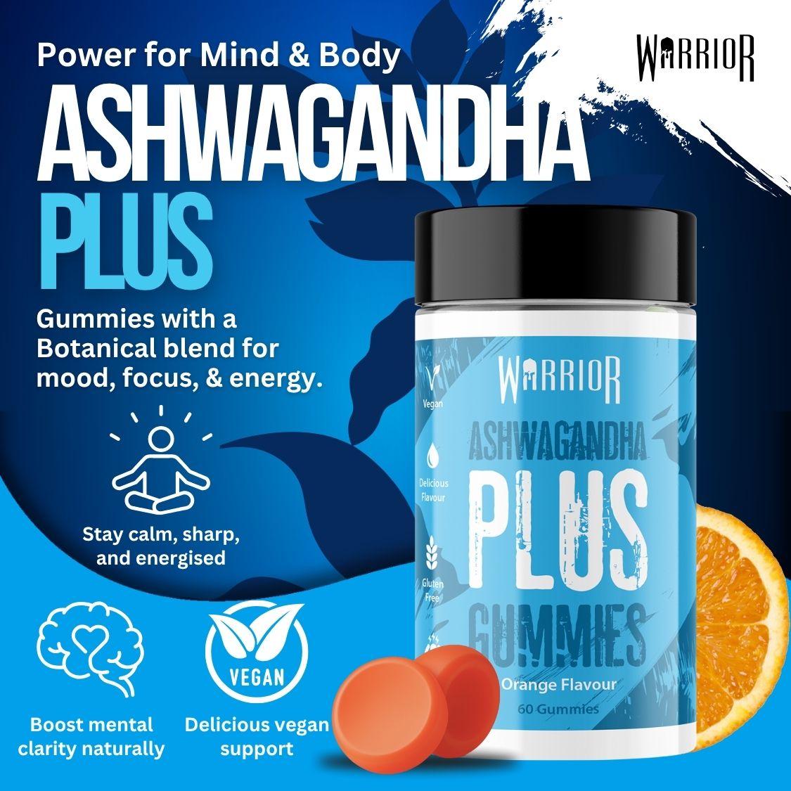 Warrior Ashwagandha Plus - 60 Gummies