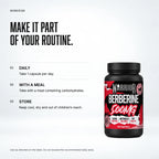 Warrior Berberine 500mg – 60 Vegan Capsules: when to take