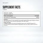 Warrior Saw Palmetto: supplement facts