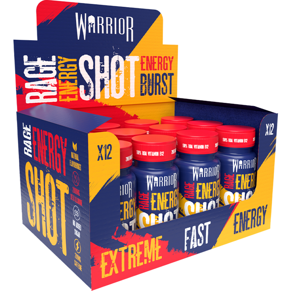 Warrior Rage Pre-Workout Energy Shots