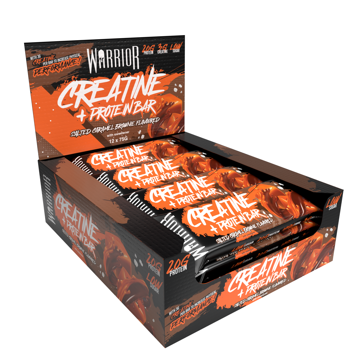 Warrior Creatine Bar (Salted Caramel Brownie)