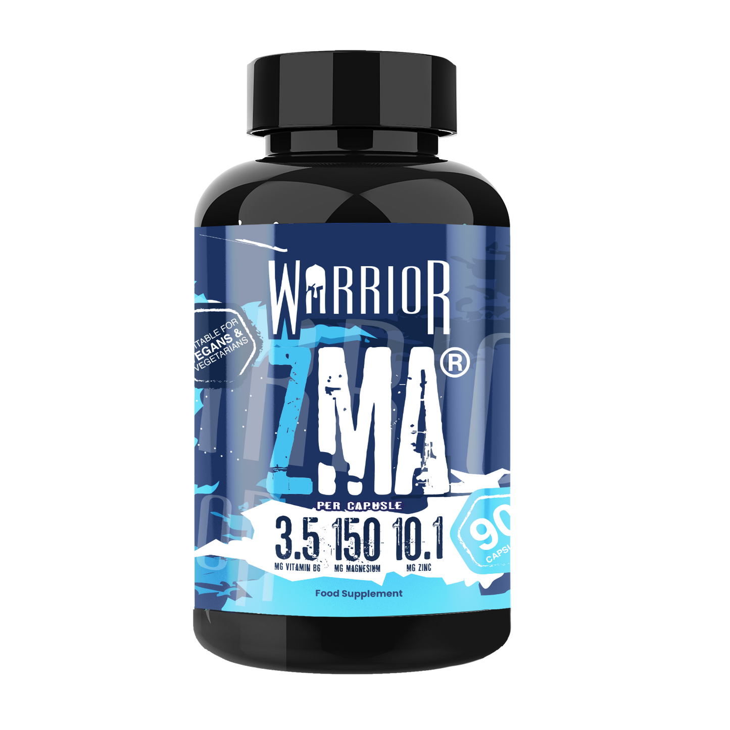 Warrior ZMA Supplement – 90 Capsules