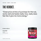 Warrior Creatine Plus Energy, Mixed Berry: customer review
