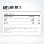 Warrior Creatine Plus Energy, Mixed Berry: supplement facts