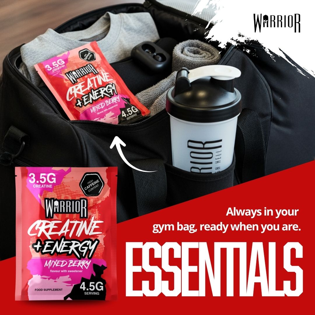 Warrior Creatine Plus Energy – 15 Sachet Pack (30 Servings)