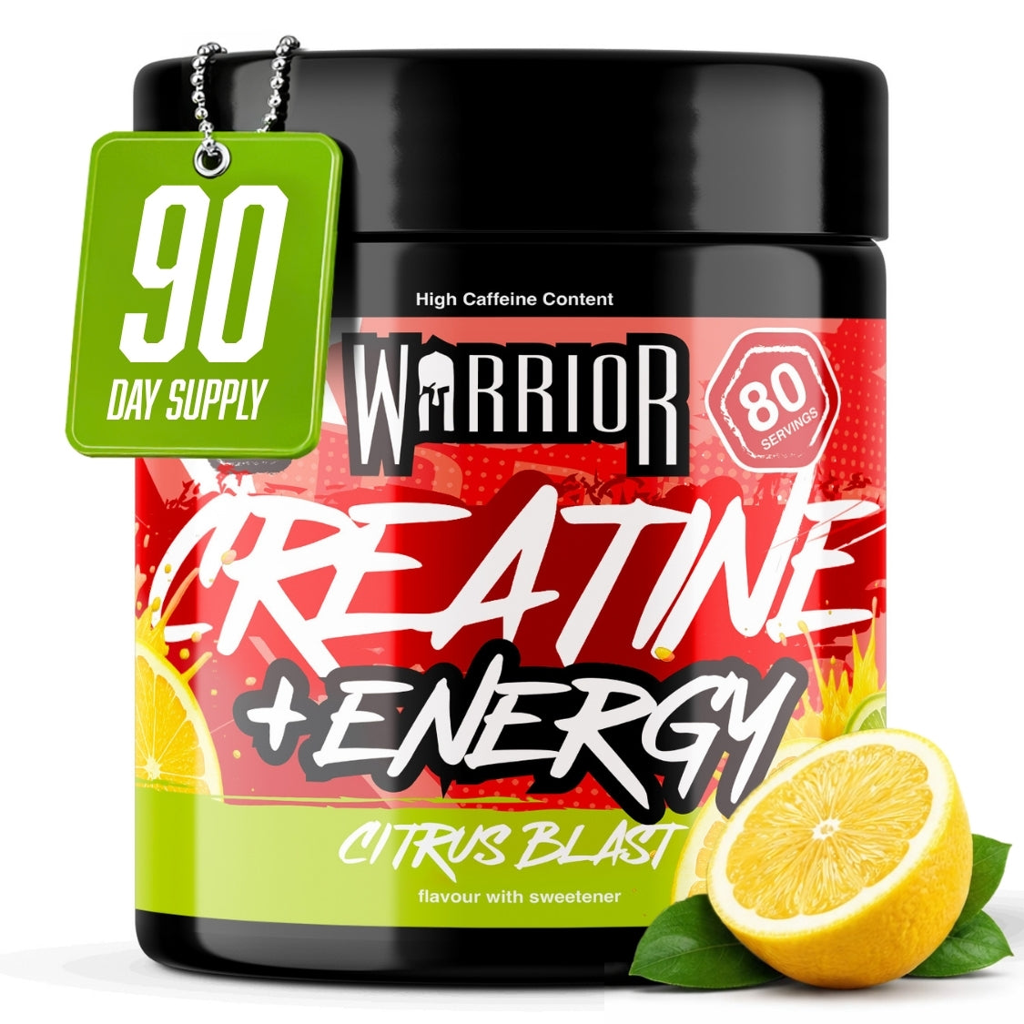 Warrior Creatine Plus Energy - 80 Servings