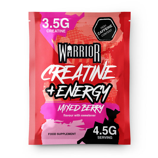 Warrior Creatine Plus Energy – Sachet Pack