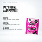 Warrior Creatine Plus Collagen – 15 Sachet Pack (30 Servings), Mixed Berry: benefits