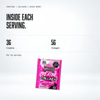 Warrior Creatine Plus Collagen – 15 Sachet Pack (30 Servings), Mixed Berry: macro callout