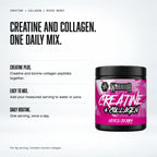 Warrior Creatine Plus Collagen, Mixed Berry: benefits
