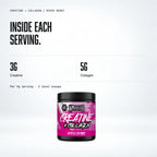 Warrior Creatine Plus Collagen, Mixed Berry: macro callout