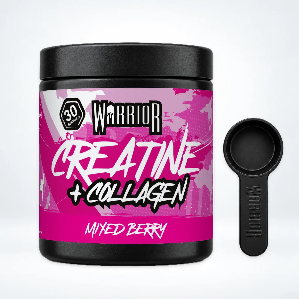 Warrior Creatine Plus Collagen, Mixed Berry: pack shot