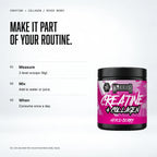 Warrior Creatine Plus Collagen, Mixed Berry: when to take