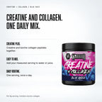 Warrior Creatine Plus Collagen, Blue Razz: benefits