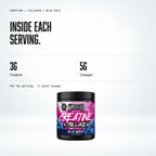 Warrior Creatine Plus Collagen, Blue Razz: macro callout