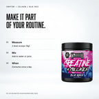 Warrior Creatine Plus Collagen, Blue Razz: when to take