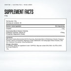 Warrior Creatine Plus Electrolytes – 15 Sachet Pack (30 Servings), Mixed Berry: supplement facts