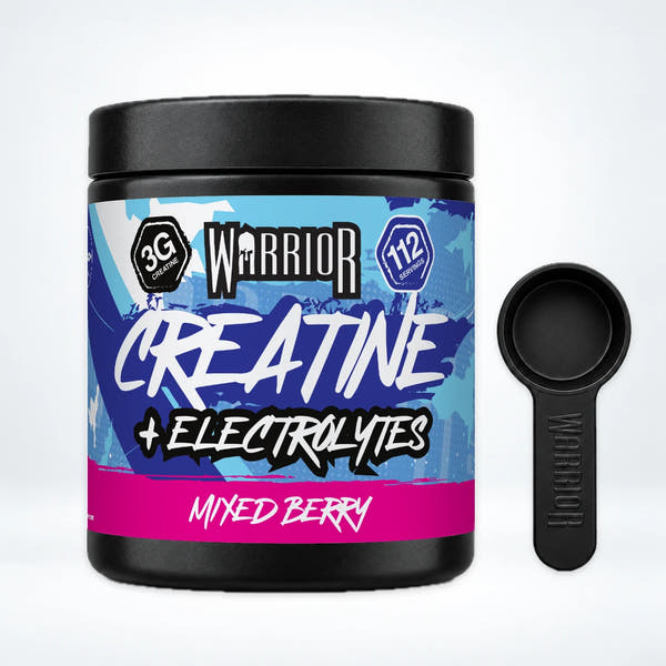 Warrior Creatine Plus Electrolytes, Mixed Berry: pack shot