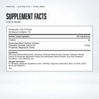 Warrior Creatine Plus Electrolytes, Mixed Berry: supplement facts