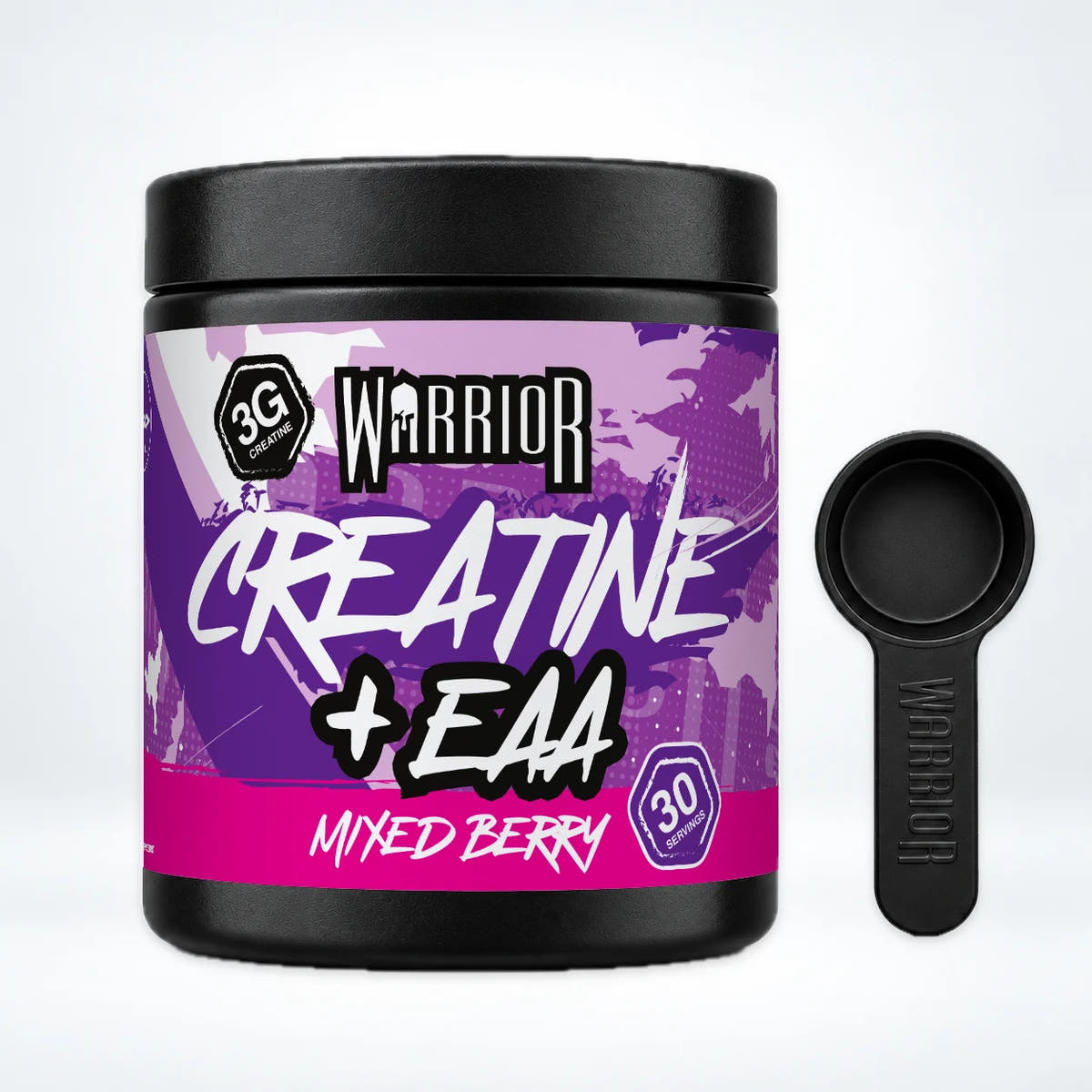 Warrior Creatine Plus EAA, Mixed Berry: pack shot