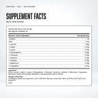 Warrior Creatine Plus EAA (Unflavoured), Unflavoured: supplement facts