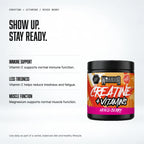 Warrior Creatine Plus Vitamins, Mixed Berry: benefits