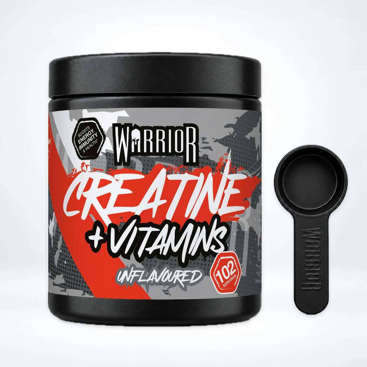 Warrior Creatine Plus Vitamins (Unflavoured), Unflavoured: pack shot