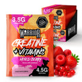 Warrior Creatine + Vitamins Sachets | 15 Pack, 30 Servings