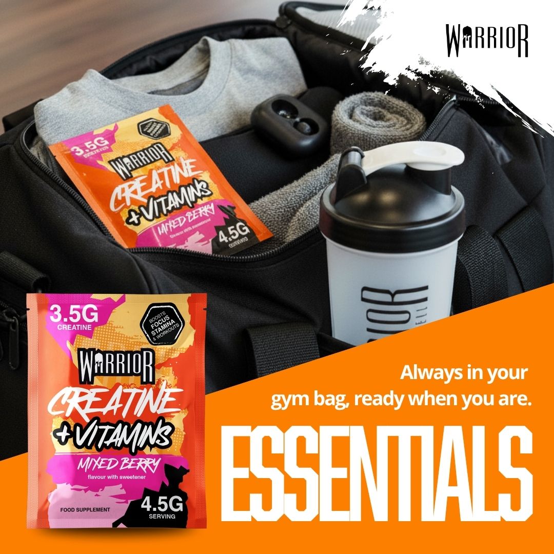 Warrior Creatine Plus Vitamins – 15 Sachet Pack (30 Servings)