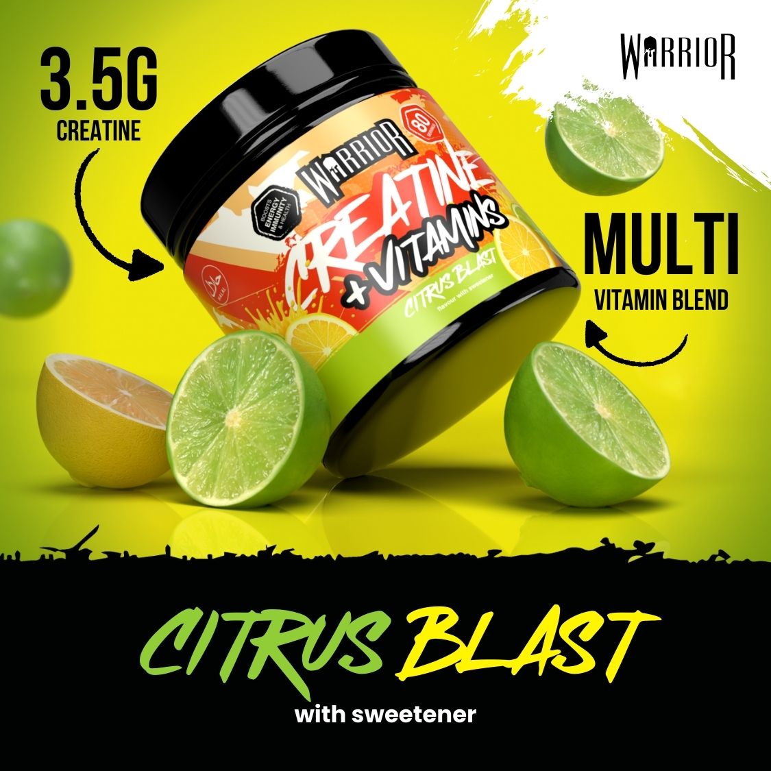 Warrior Creatine Plus Vitamins - 80 Servings