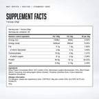 Warrior Whey Protein Plus Creatine, Strawberry Creme: supplement facts