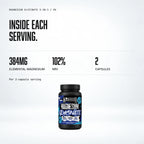 Warrior Magnesium Glycinate 3-in-1 Capsules, 90: macro callout