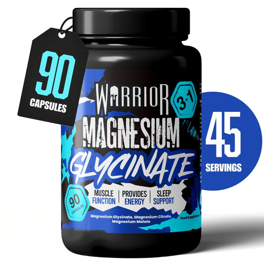 Warrior Magnesium Glycinate 3-in-1 Capsules