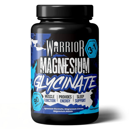 Warrior Magnesium Glycinate 3-in-1 Capsules