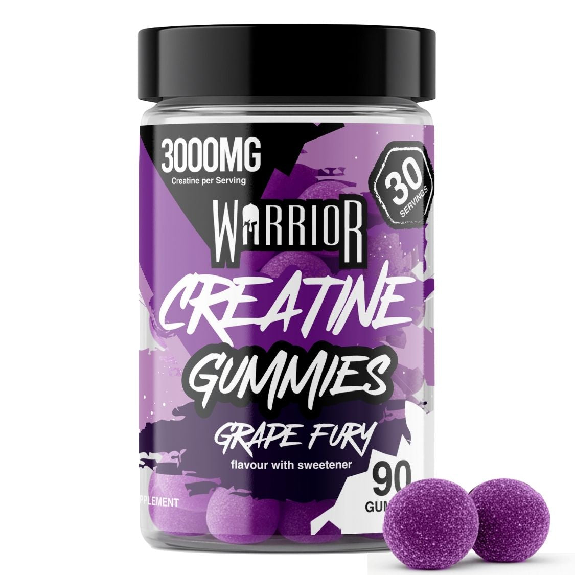 Warrior Creatine Monohydrate Gummies | 90 Gummies | 300mg