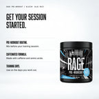 Warrior Rage Pre-Workout Powder, Blazin' Blue Razz: benefits