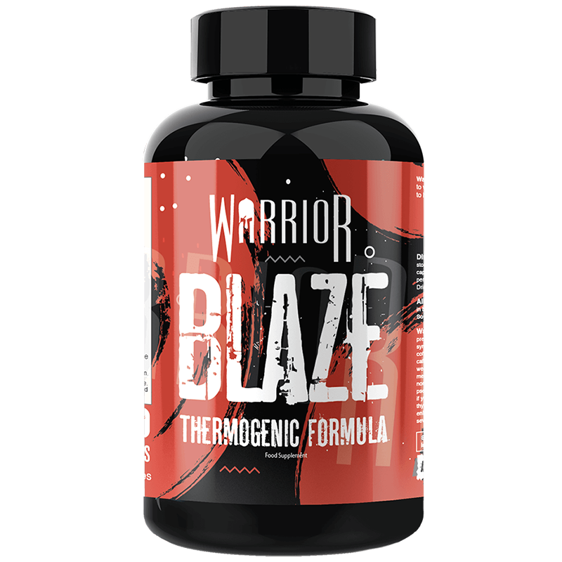 Warrior BLAZE Fat Burner Supplement - 90 Caps (1 Month Supply)