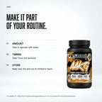 Warrior AAKG 2000mg – 180 Capsules: when to take