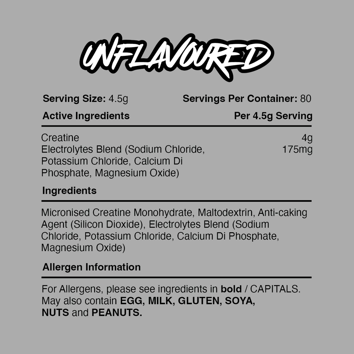 Warrior Creatine Plus Electrolytes