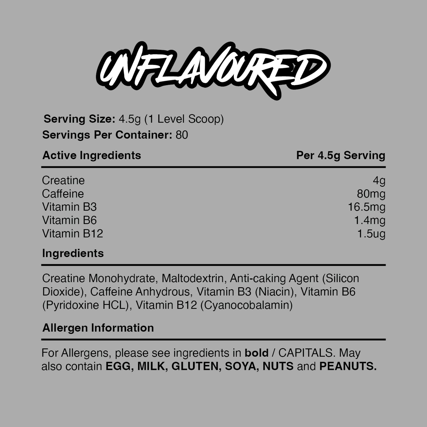 Warrior Creatine Plus Energy