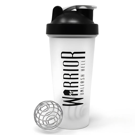 Warrior Shaker – 600ml | Premium Leak-Proof Protein Shaker Bottle