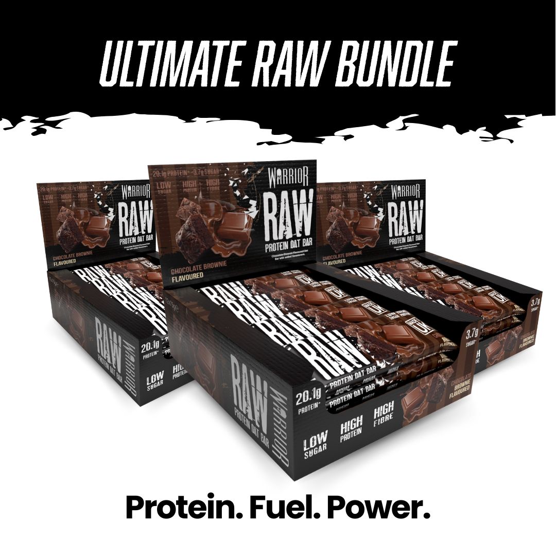 Warrior RAW Protein Bar Triple Pack