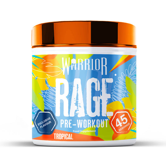 Warrior Rage Pre-Workout Powder - Tropical